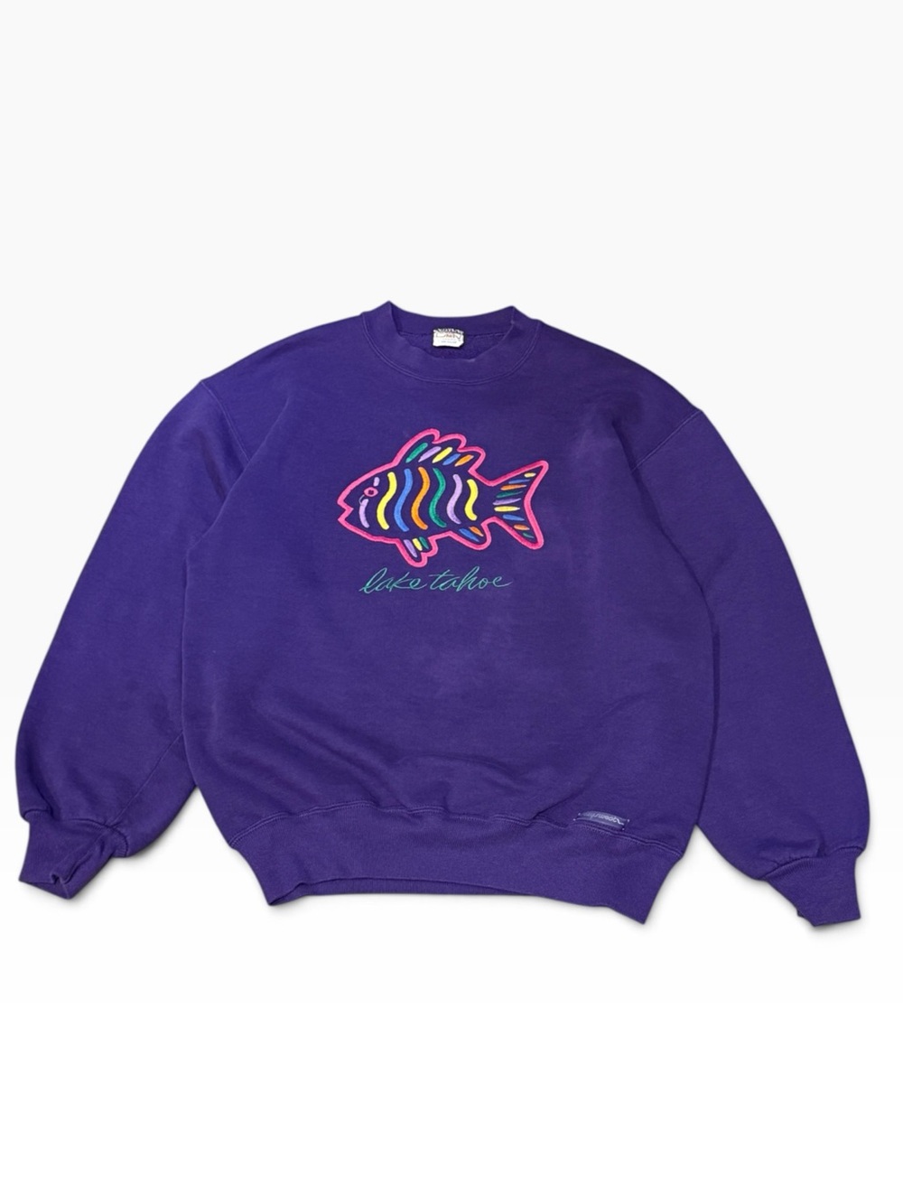 Vintage Crazy Shirts Lake Tahoe Ski Sweatshirt Sz M